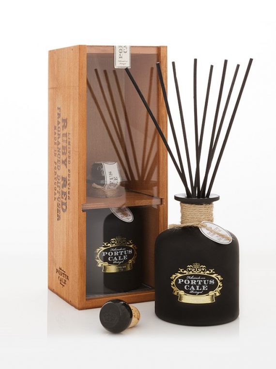 Portus Cale Ruby Red Room Fragrance Diffuser in Wooden Box