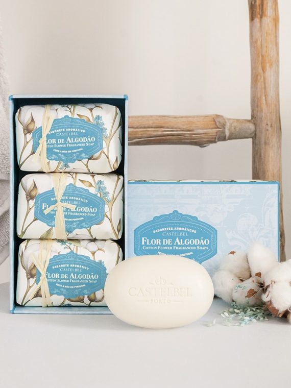 Castelbel Ambiente Cotton Flower Set of 3 Fragranced Soaps (3X150g)