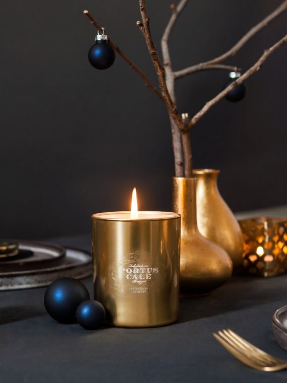 Portus Cale Festive Blue Gold Aromatic Candle