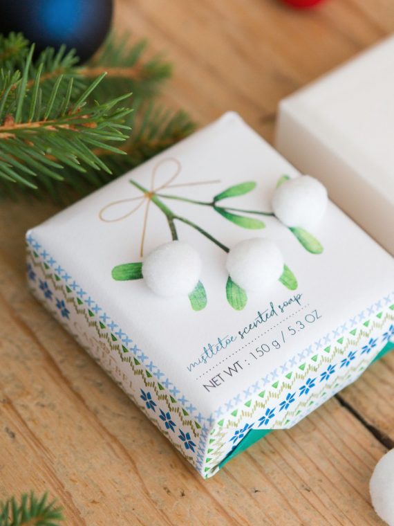 Castelbel Pom-Pom Mistletoe 150g Soap